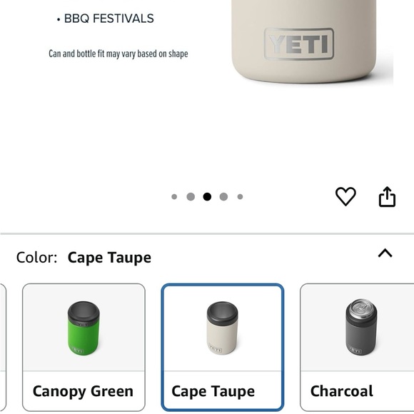 NWT YETI Load-and-Lock Gasket Colster in Tan and Black - Picture 3 of 3